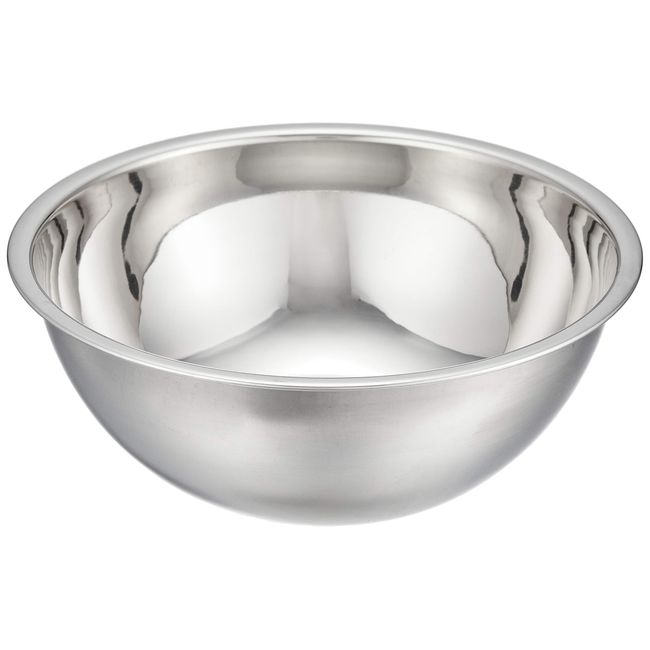 Pearl Metal HB-4124 Bowl, 7.1 inches (18 cm), Stainless Steel, Silver at Aqua