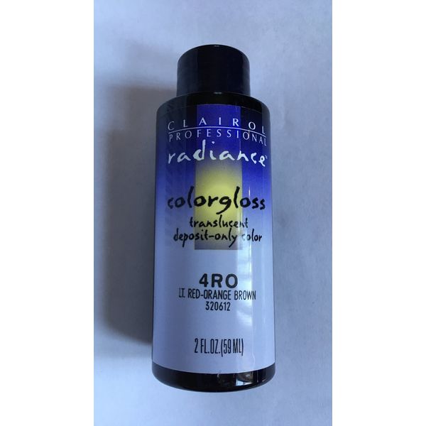 New Professional Demi Colorgloss 4RO Light Red-Orange Brown 2fl.oz