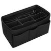 Ropch Felt Handbag Organiser Storage Bag Interior with Multi Pockets, Black, M