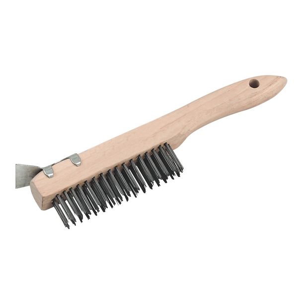 Sealey WB03 Wire Brush with Steel Fill and Scraper, 260mm