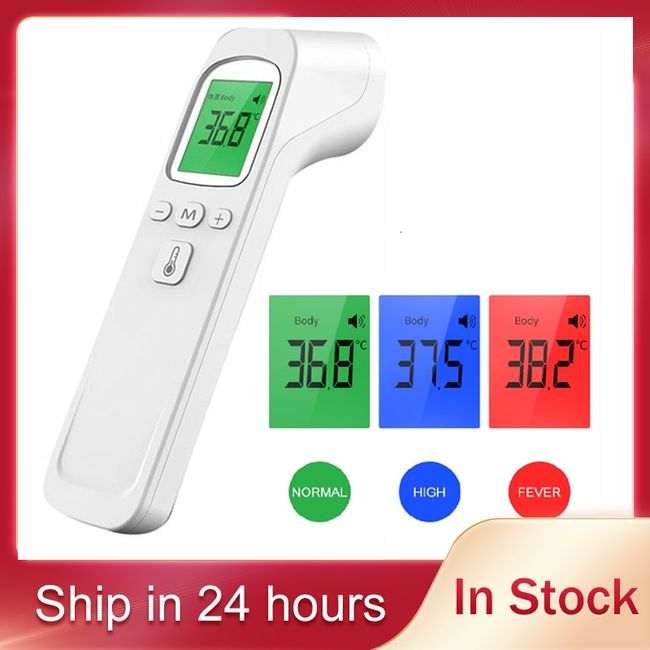 1pc High Precision Non Contact Infrared Forehead Thermometer Get Accurate  Temperature Readings Quickly, 24/7 Customer Service