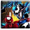 SPIDERMAN VS VENOM DOUBLE LIGHT SWITCH WALL PLATES BOYS GAME ROOM MAN CAVE DECOR