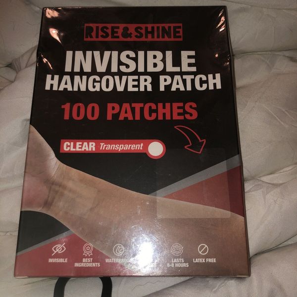 Brand New Sealed Invisible Hangover Patches 100 Count Rise & Shine Vitamin