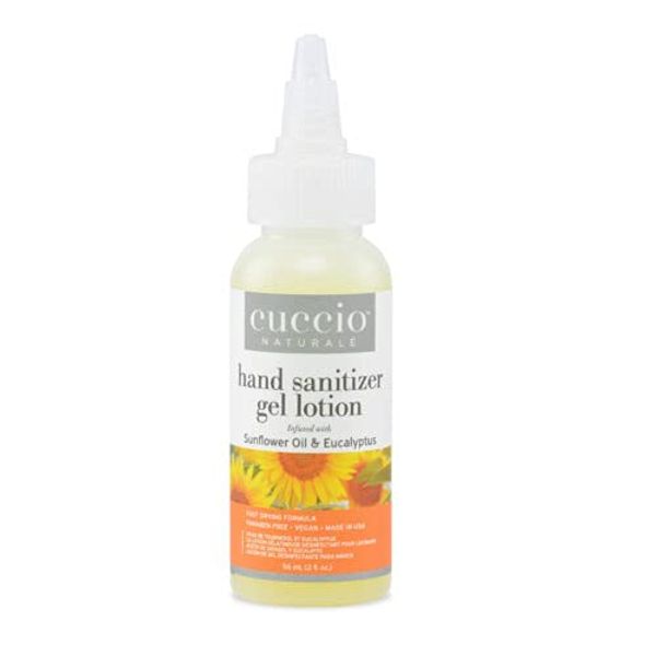 Cuccio Moisturising Hand Sanitizer Gel Lotion 56ml (2oz) - Sunflower Oil & Eucalyptus