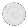 16 Piece Stoneware Dinnerware Service Set for 4 People - Distressed Weave, White
