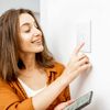 Decorator Wall Plate Toggle Light Switch Plate Outlet Cover,Unbreakable Polycarbonate Thermoplastic, White (4-Pack, Single Toggle-White)
