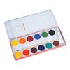 Stockmar opaque paints - 12 colours + opaque white + brush + mixing palette