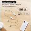 Sony WI-C100 Wireless in-Ear Bluetooth Headphones with Built-in Microphone,White