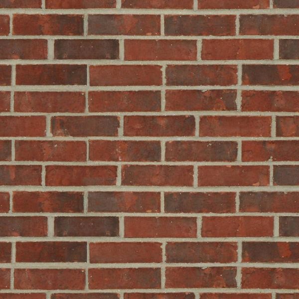 Pack of 5 Dolls House Miniature Mixed Red Brick Pattern Cladding
