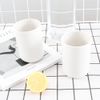 Pestrema Toothbrush Holders 2 Pieces, Bathroom Toothbrush Cup, Makeup Brush Bracket, Accessory Organizer and Toothbrush Bracket (White and White)