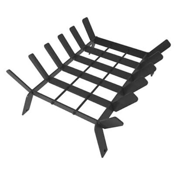 17 Inch Heavy Duty Fireplace Grate, Small Fire Wood Log Burning Rack 17in