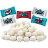 Superhero Buttermints, Soft Fruity Candies, After Dinner Mints, Butter Mint Candy, Fat-Free, Kosher Certified, Individually Wrapped (55 Pieces)
