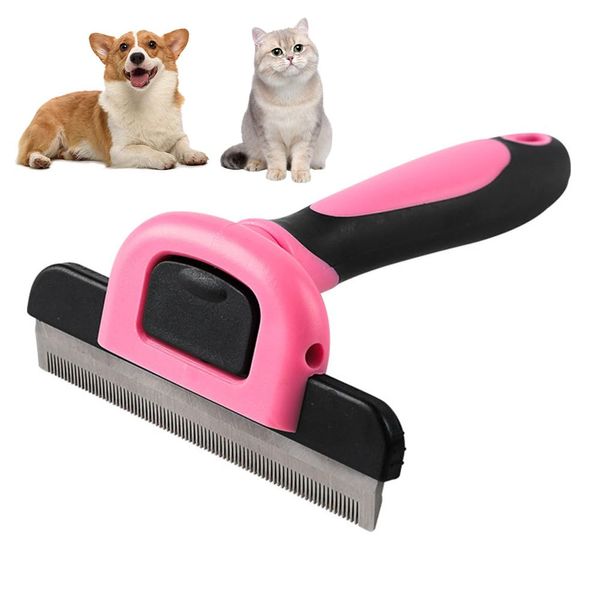 Professional Pet Grooming Deshedding Brush for Dogs, Cats, and Horses - Reduces Shedding by Up to 95% - Ideal Cat Brush, Dog Brush, Dog Grooming Kit, Cat Brush for Short Haired Cat