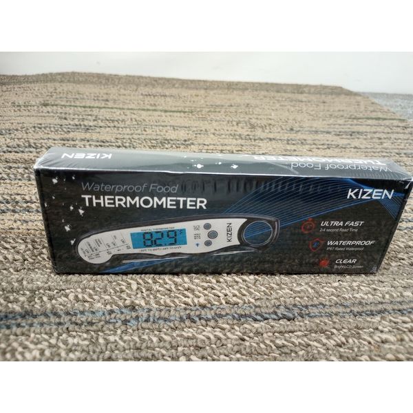 Kizen Digital Waterproof Instant Read Meat Thermometer New Sealed