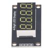TM1637 Digital Tube Display Module 4 Digit 7 Segment Display Board LED Display Replacement with Pin Header (White MRA110A)