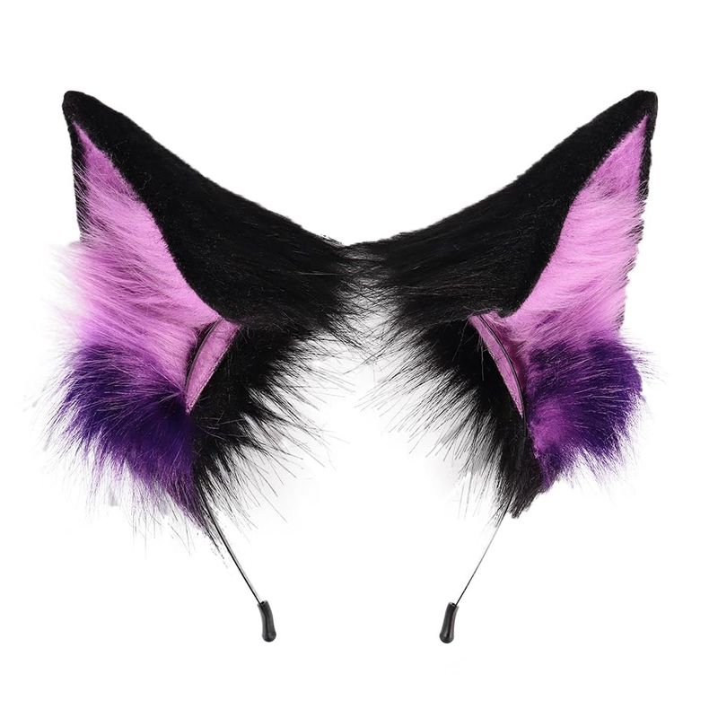 Faux Fur Animal Fox Wolf Ears Headband Tail Clip Cute Furry Costume Set Dress Up Halloween Party Cosplay – buy at low prices in the online store