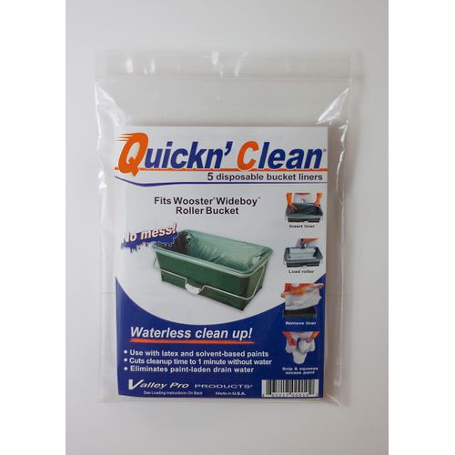 Quickn'Clean Wooster Wide Boy Bucket Liners 5-Pack