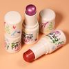 3 Colors Set Multiple Blush Cream Stick Highlighter Blusher for Cheeks Eyes Lips