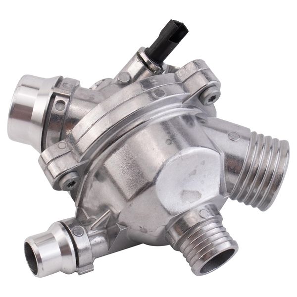 TRQ Thermostat with Housing Assembly Compatible with BMW