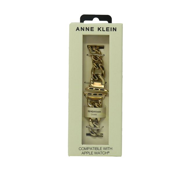 Anne Klein Fashion Chain Bracelet For Apple Watch Gold 38/40/41MM