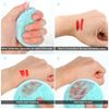 J.YANG Repeat Remover Pad, 10 Sheets of All-Skin Ultra Soft, Reusable Microfiber Matte Cleansing Cream Puffs (Lake Blue)