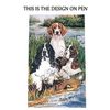 Springer Spaniel Gift. Beautiful Rollerball Pen with Black Velvet Pouch.