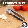 Zulay Kitchen Premium Garlic Press Set – Rust Proof & Dishwasher Safe Garlic M