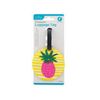 Fun Novelty Lightweight Soft PVC Material Pineapple Luggage Tag