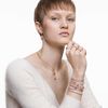 Swarovski Subtle bracelet, White, Rose gold-tone plated