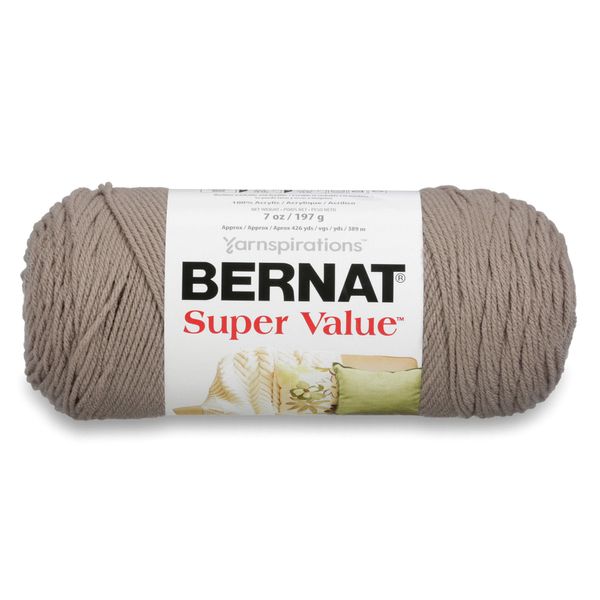 Bernat Super Value Yarn, 5 oz, Clay, 1 Ball