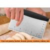 Stainless Steel Pastry Tool Pizza Dough Cutter For Baking Plastic Handle Bread