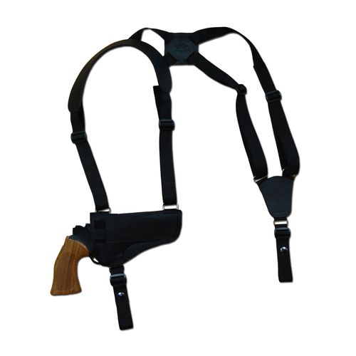 Barsony Horizontal Shoulder Holster for S&W K OR L Frame Right