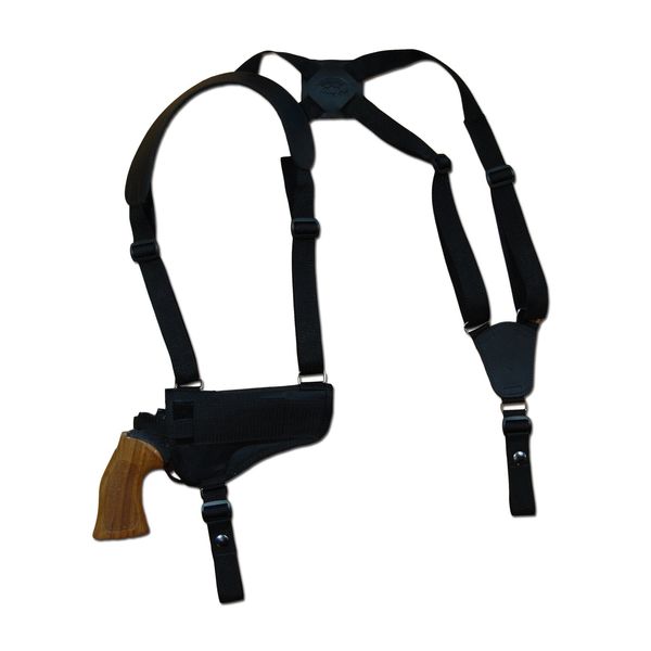 Barsony Horizontal Shoulder Holster for S&W K OR L Frame Right