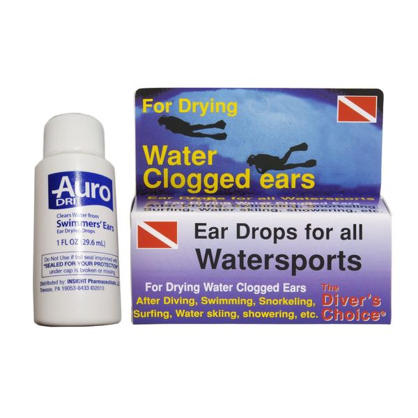 Trident Ear Drops for Scuba Diving, Swimming, Snorkeling, and All Watersports Swim Swimmers Ear Snorkel Diving Dive Divers Boating Sailing Kayak Canoe