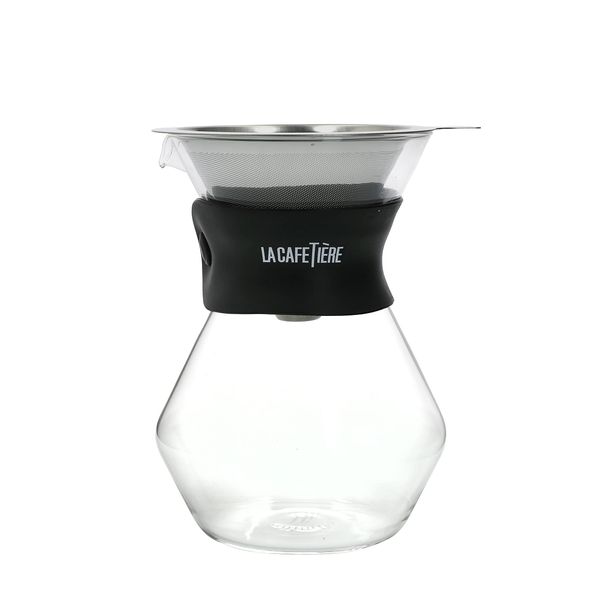 La Cafetiere Glass Carafe and Coffee Dripper Set 3 Cups in Gift Box