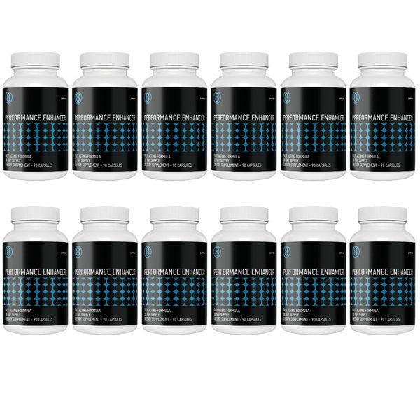 Performer 8 - Male Performance Enhancer Support Supplement - 12 Bottles