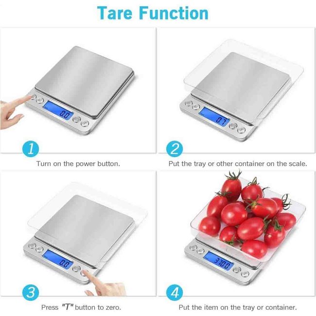 Digital Weight Scale Kitchen Jewelry Gold Grain Food MiniSize Gram