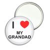 I Love My Grandad - 77mm Round Compact Mirror