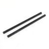 2x Guitar fingerboard side inlay dots/rods 2.0mm in black