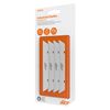 Slice #10538 Industrial Rounded Tip, Ceramic Blades, (Pack of 4), Silver