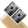 2 x 10cm Rectangle Stickers - Eight Ball Pool Snooker Pub Game Decals 36828