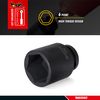 Teng Tools Impact Socket Hexagon 6 Point 1/2in Drive 30mm
