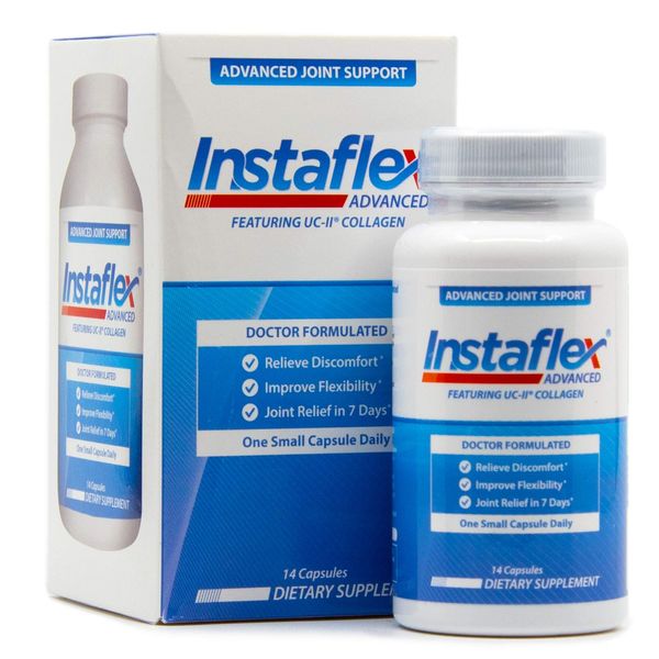 Instaflex Advanced Joint Support - Doctor Formulated Joint Relief Supplement, Featuring UC-II Collagen & 5 Other Joint Discomfort Fighting Ingredients - 14 Count