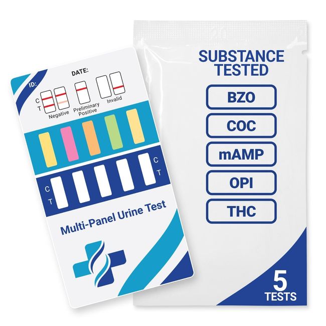 Mintegrity [5pk] 5-Panel Dip Card Urine Drug Test  #MI-WDOA-654