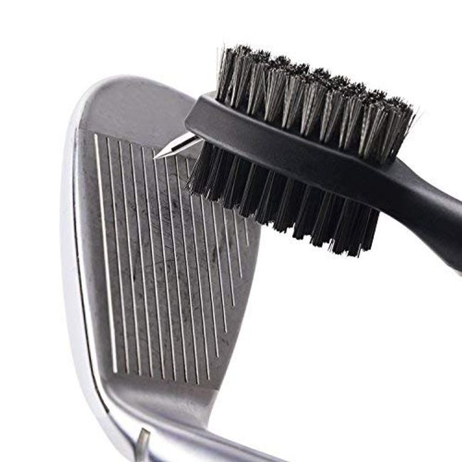 Golf Club Cleaning Brush & Groove Cleaner-2 FT Retractable Zip Lined  Portable