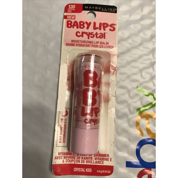 MAYBELLINE Baby Lips Crystal Moisturizing Lip Balm 130 CRYSTAL KISS sealed NIP