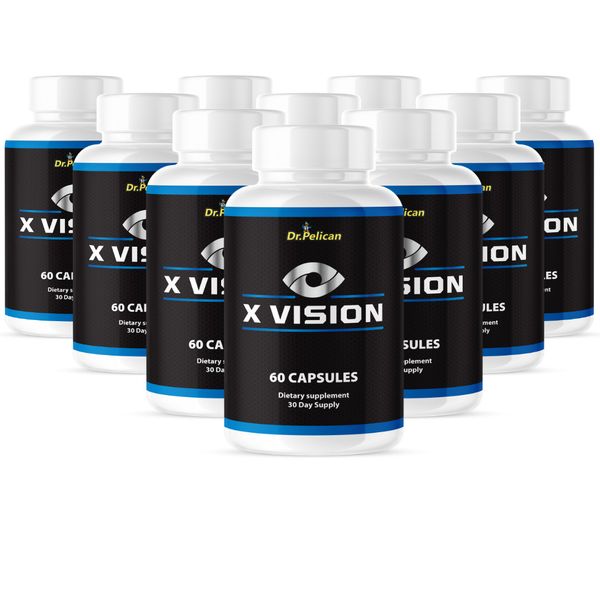 X Vision- Eye Support- 10 Bottles- 600 Capsules