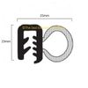 Car Door Rubber Universal EDGE TRIM SEAL - MEDIUM - Bonnet Boot