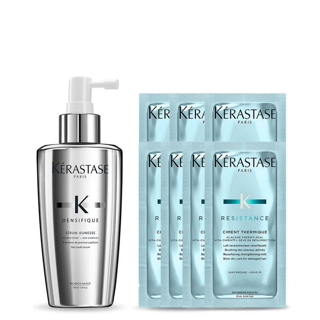 [Kérastase] [For fine hair/voluminous hair] Densi Peak Sprout Serum 100ml [7 additional Simon 10ml items]