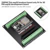 diymore 3pcs ESP32 1 in 2 Breakout Boards for 30PIN Narrow Version ESP32 ESP-WROOM-32 Microcontroller Compatible with ESP32 Devkit V1